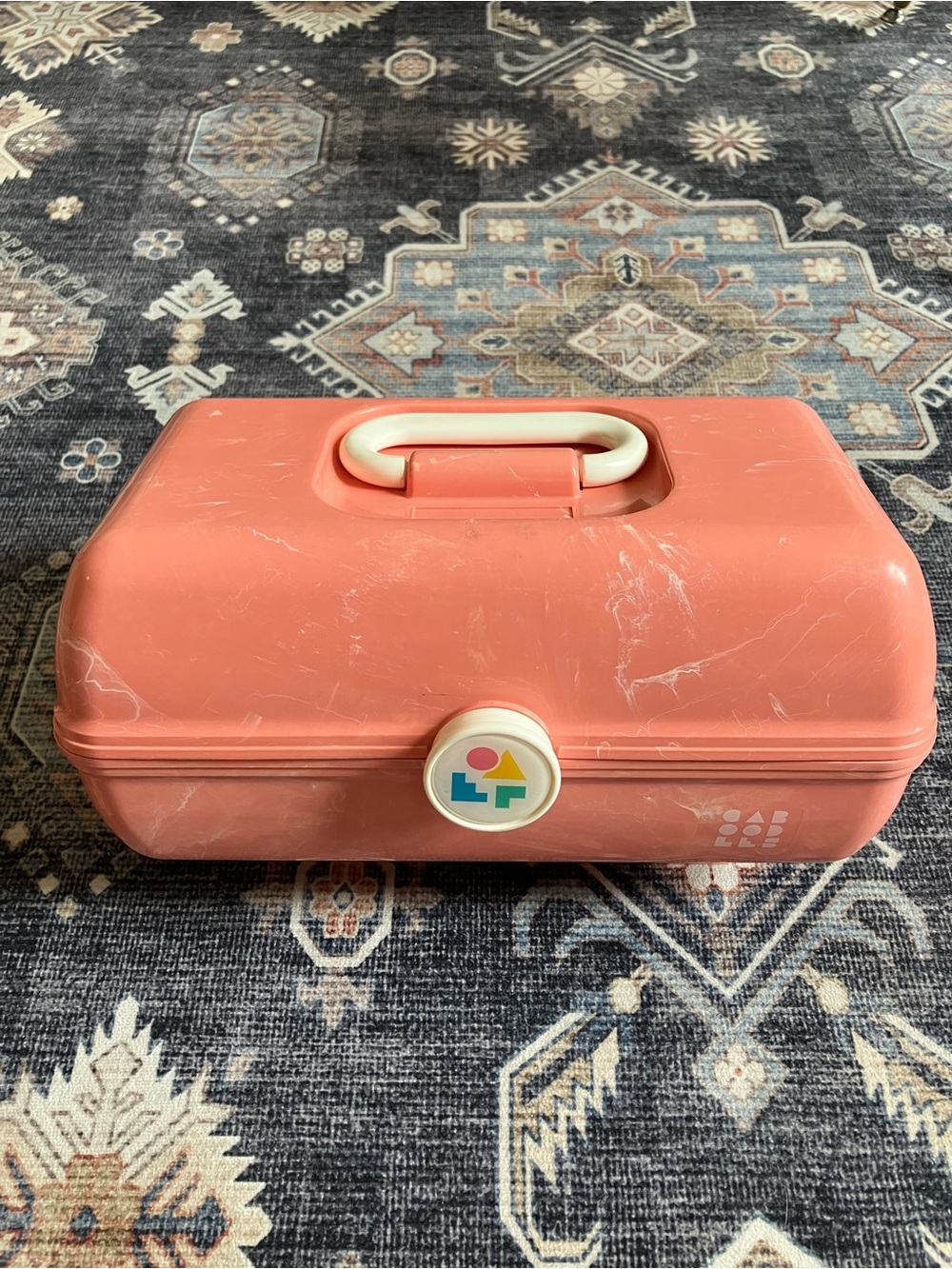 Vintage Pink Caboodles Carry All Organizer Case